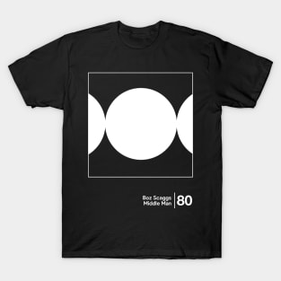 Middle Man / Minimalist Graphic Artwork Design T-Shirt